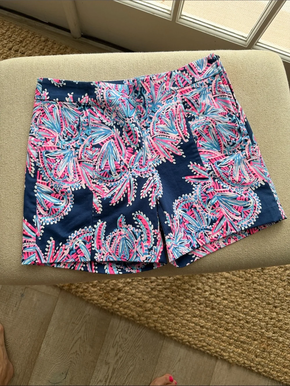 Lilly Pulitzer Navy Pink Blue Printed Women’s Shorts